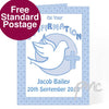 Personalised Confirmation Card-Blue