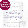 Personalised Wedding Anniversary Card