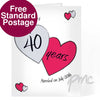 Personalised Perfect Love Ruby Card