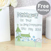 Personalised Blue Church Card