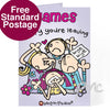 Personalised Bang on the Door Leaving Card