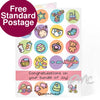 Personalised Bang on the Door New Born card