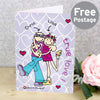 Personalised Bang on the Door True Love Card