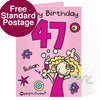 Personalised Bang On The Door Happy Birthday card