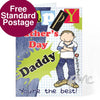 Personalised Bang On The Door Father's Day Card