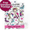 Personalised Bang On The Door Shoes Card