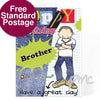 Personalised Bang On The Door Happy Birthday Male Card
