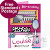 Personalised Bang On The Door Beauty Parlour Card
