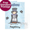 Personalised Bang On The Door Wedding Boy Card