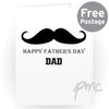 Personalised Moustache Card