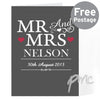 Personalised Mr & Mrs Card