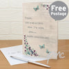 Personalised Forget Me Not Card