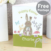 Personalised Easter Meadow Bunny Card