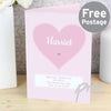 Personalised Stitch & Dot Baby Girl Card