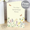 Personalised Country Diary Wild Flowers Card