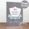 Personalised No.1 Shield Card