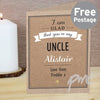 Personalised I Am Glad... Card