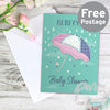 Personalised Baby Shower Umbrella Card
