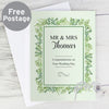 Personalised Fresh Botanical Card