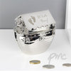 Its a Boy Silver Noahs Ark Money Box