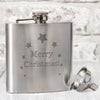 Merry Christmas Hip Flask