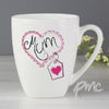 Mum Heart Stitch Latte Mug