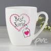 Best Friend Heart Latte Mug