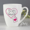 Heart Stitch Be My Valentine Latte Mug