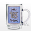 Blue 18th Happy Birthday Tankard