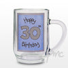 Blue 30th Happy Birthday Tankard