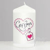 Grandma Heart Stitch Candle
