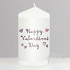 Happy Valentine's Day Candle