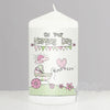 Pram Bunting Naming Candle