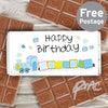 Patchwork Train Milk Chocolate Bar