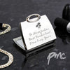 Personalised Flowers Handbag Compact Mirror