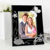 Personalised Black Butterfly 4x6 Photo Frame