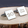Personalised Big Age Cufflinks