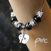 Personalised Cross Charm Bracelet - Galaxy - 18cm