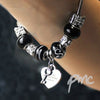 Personalised Key Charm Bracelet - Galaxy - 21cm