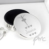 Personalised Ballerina Round Trinket Box