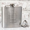 Personalised Vintage Typography Hip Flask