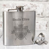 Personalised Snooker Hip Flask