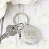 Personalised Mr and Mrs Photo Keyring