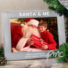 Personalised Santa & Me 5x7 Landscape Photo Frame