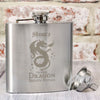 Personalised Dragon Breath Potion Hip Flask