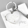 Personalised Heart Photoframe Keyring