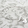 Personalised Hearts T-Bar Bracelet