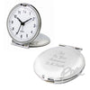 Personalised Round Travel Clock