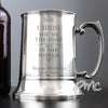 Personalised Best in the World Stainless Steel Tankard
