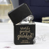 Personalised 'World's Greatest Grandad' Black Lighter